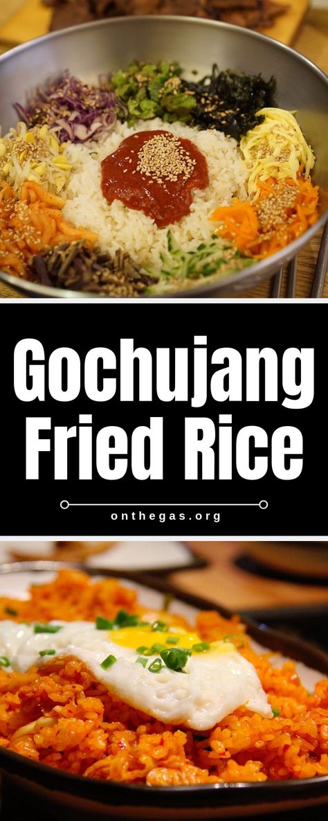 Gojuchang Recipe Korean Food, Gochujang Dinner Recipes, Gochujang Rice Bowl, Gojuchang Fried Rice, Recipes With Gojuchang, Gochujang Fried Rice, Gochujang Vegetables, Korean Rice Dishes, Gojujang Recipes