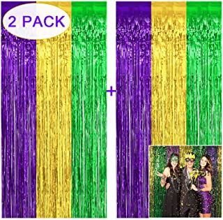 Fringe Streamers, Fringe Curtain Backdrop, Mardi Gras Photos, Foil Fringe Curtain, Mardi Gras Party Decorations, Carnival Party Decorations, New Orleans Party, Prom Backdrops, Rose Gold Party Decor