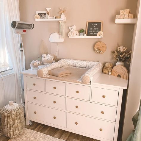 Ikea Baby Nursery, Twin Nursery Room, Vom Avea Un Copil, Ikea Kids Room, Baby Room Organization, Baby Room Themes, Moon Nursery, Baby Boy Room Decor, Girl Nursery Room