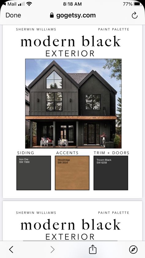 Dark Exterior House Colors, Home Town Hgtv, Mountain Home Exterior, Cabin Renovation, Mid Century Exterior, Lake Houses Exterior, Trim Ideas, Paint Color Ideas, Exterior House Paint Color Combinations