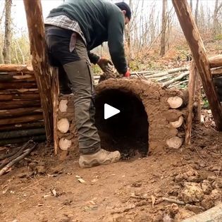 423K views · 6.3K reactions | Building a Hunter Hut with a Fireplace - Bushcraft Shelter from Wood and Clay

#wargehbushcraft | Wargeh Bushcraft | Wargeh Bushcraft · Original audio Bushcraft Shelter Ideas, Shelter Ideas, Summer Hair Color Ideas, Bushcraft Shelter, Outdoor Fireplaces, Outdoor Kitchens, Summer Hair Color, Balayage Highlights, Bushcraft