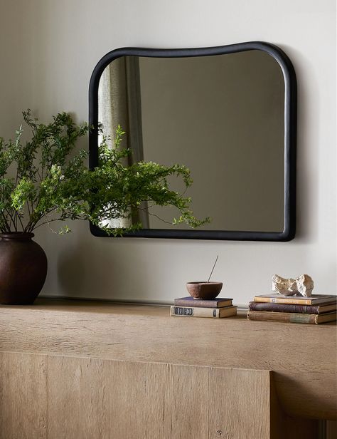 Patz Mantel Mirror by Amber Lewis x Four Hands Mantel Mirror, Mantel Mirrors, Amber Lewis, Bright Living Room, Long Lumbar Pillow, Lulu And Georgia, Outdoor Furniture Collections, Fan Lamp, Outdoor Dining Furniture