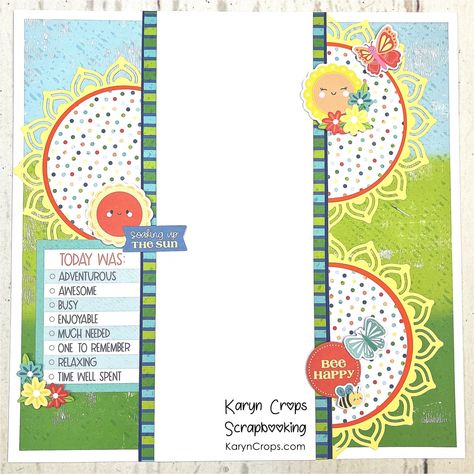 Pet Scrapbook Layouts, Family Scrapbook Layouts, Summer Scrapbook Layouts, Scrapbooking Retreats, Mandala Circle, Pet Scrapbook, Picture Layouts, Scrapbook Borders, Scrapbooking Tools