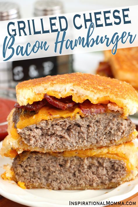 Bacon Burgers, Ultimate Sandwich, Hamburgers Grilled, Bacon Grilled Cheese, Gourmet Grilled Cheese, 2024 Family, Bacon On The Grill, Beef Bacon, Hamburger Steak