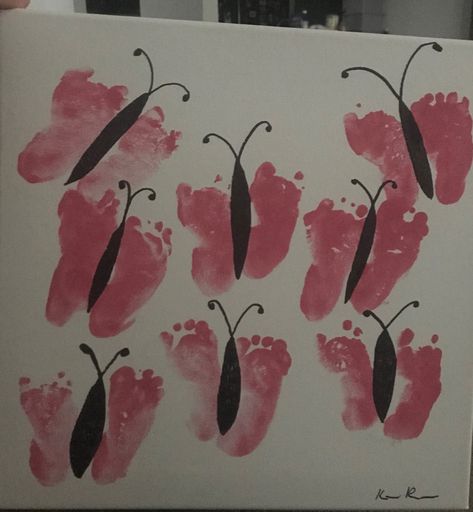 Baby foot prints by Keisha