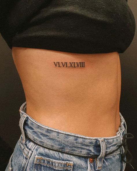 Chest Tattoo Roman Numerals, Numeral Tattoo Ideas, Roman Numeral Tattoo Ideas, Tattoo Ideas Chest, Chest Tattoo With Meaning, Roman Numeral Date Tattoo, Roman Numerals Tattoo, Numerals Tattoo, Roman Numbers Tattoo