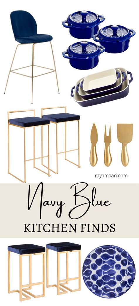 This article features 25 navy blue and gold home décor ideas curated to help you bring these elements to life in your own home and kitchen. Navy Blue And Gold Kitchen Decor, Blue And Gold Kitchen Decor Ideas, Navy And Gold Home Decor, Navy Blue Kitchen Accents, Navy And Gold Kitchen Decor, Navy Blue Kitchen Decor Ideas, Blue And Gold Kitchen Decor, Navy Blue And Gold Kitchen Ideas, Navy And Gold Kitchen Accessories