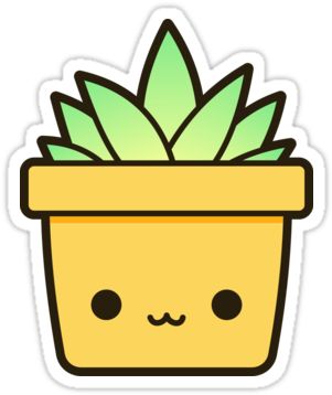 Kawaii Doodles, Cactus Stickers, Kawaii Cute, Tumblr ... Pot Sticker, Cactus Drawing, Pot Stickers, Cactus Stickers, Cute Laptop Stickers, Seni Dan Kraf, Tumblr Stickers, Cute Kawaii Drawings, Kawaii Doodles