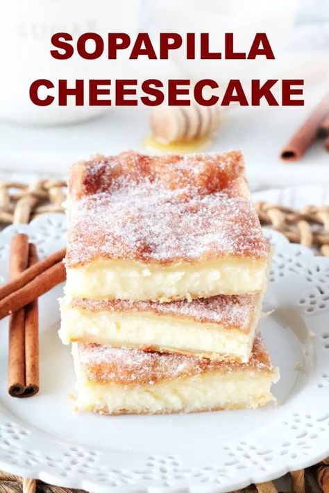 Sopapilla Cheesecake Recipe, Cream Cheese Puffs, Sopapilla Cheesecake Bars, Cream Cheese Puff Pastry, Fluffy Cheesecake, Sopapilla Cheesecake, Strawberry Cream Cheese Frosting, Cheese Puff Pastry, Cheesecake Bar Recipes