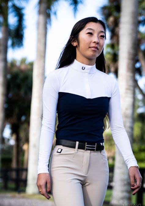 FitEq - Functional Fashion For Equestrians. Equestrian apparel proudly made in the United States. Shop our collection of hunter and jumper show shirts, seamless equestrian schooling tops, equestrian accessories, and more. Free US shipping over $100. Tailored Sportsman, Functional Fashion, Equestrian Outfits, Comfy Tops, Down Vest, Nice Leather, California Usa, Keep Your Cool, Los Angeles California