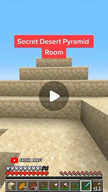 Minecraft Pyramid, Minecraft Secrets, Youtube Tags, Minecraft Pocket Edition, E Craft, Minecraft Survival, Minecraft Pe, Minecraft Memes, Minecraft Tutorial