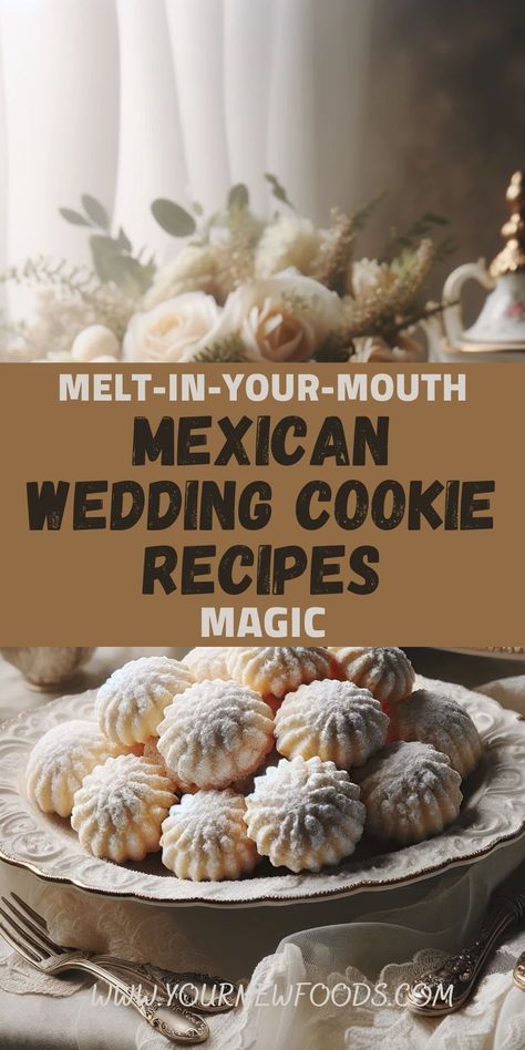 Uncover the secret to making the most exquisite Mexican Wedding Cookies with our easy-to-follow recipes. Whether you're a fan of the traditional version or looking for something uniquely delightful like lemon-lime zests, we have something for every baker. Elevate your baking game today! #BakingMagic #MexicanWeddingCookies #DeliciousDesserts #HomemadeHappiness #BakingFun