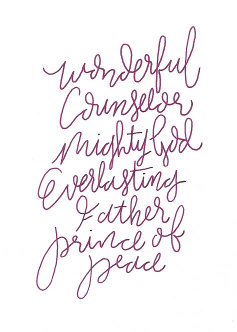 And His Name Shall Be Called Wonderful, Wonderful Counselor Mighty God, Jesus Christ Lds, Peace Tattoos, Father Art, Isaiah 9 6, Isaiah 9, Wonderful Counselor, Prince Of Peace