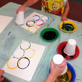 Summer Olympics Crafts, Summer Olympics Activities, Winter Olympics Activities, Preschool Olympics, Olympic Games For Kids, Olympic Idea, Kids Olympics, Olympic Crafts, Olympics Activities