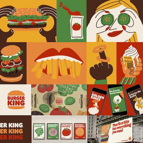 Burger Branding, Food Branding, Food Graphic Design, Drawing Exercises, Its Nice That, Chronicle Books, Restaurant Branding, Burger King, Editorial Illustration