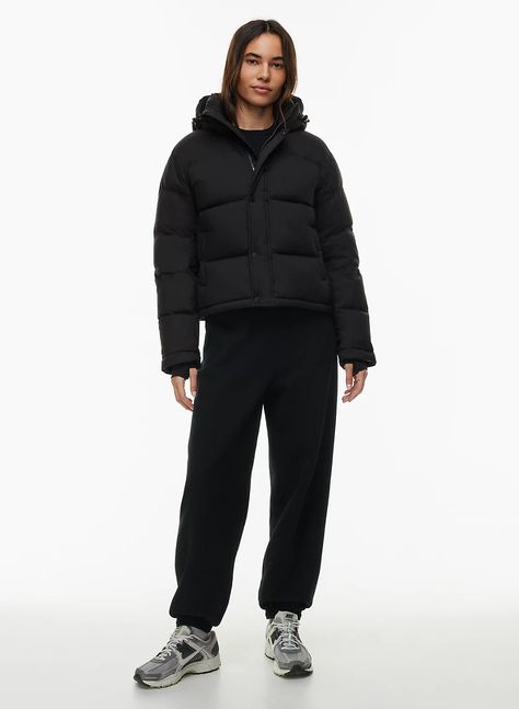 THE SUPER PUFF™ SHORTY - cliMATTE™ Japanese ripstop cropped goose down puffer jacket Aritzia Puffer Jacket, Super Puff Aritzia, Aritzia Super Puff Shorty, Aritzia Puffer, Super Puff Shorty, Aritzia Super Puff, The Super Puff, Puffer Jacket Style, Super Puff