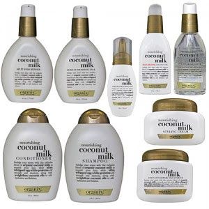 Organix hair products - love them all but coconut is my favorite, makes my hair grow like crazy Ogx Hair Products, Curly Hair Baby, Men's Skincare, Milk Products, Hair Healthy, روتين العناية بالبشرة, Hair Remedies, Natural Hair Tips, Natural Hair Journey