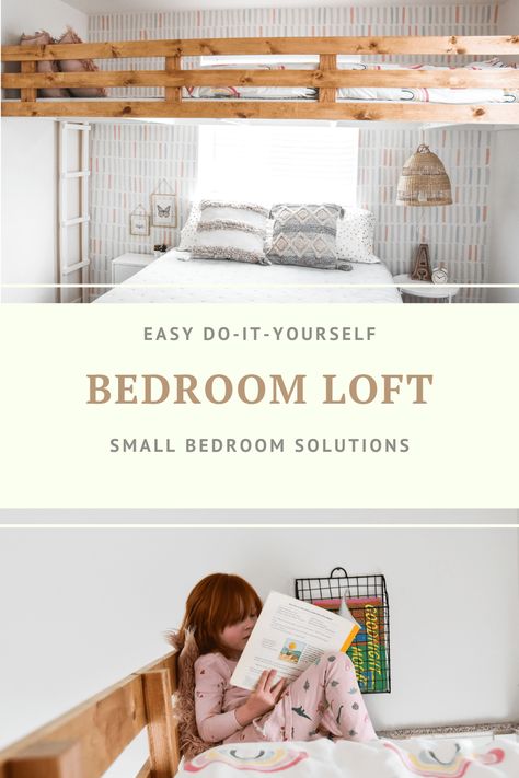 Diy Loft Beds For Small Rooms, Girls Loft Bedroom, Cozy Bedroom Inspirations, Loft Bedroom Kids, Boys Loft Beds, Lofted Beds, Loft Bed Ideas For Small Rooms, Adult Loft Bed, Double Loft Beds