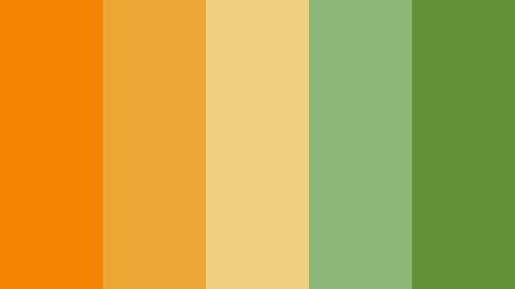 Pallet Color, Pantone Color Chart, Email Examples, Orange Color Palettes, Color Palette Challenge, Tangerine Color, Color Schemes Colour Palettes, Green Palette, Palette Art