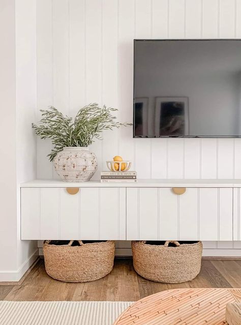 Ikea Tv Wall Unit, Ikea Tv Unit, Lounge Room Styling, Tv Unit Decor, Living Room Wall Units, Ikea Living Room, Tv Wall Unit, Home Design Living Room, Living Room Inspo