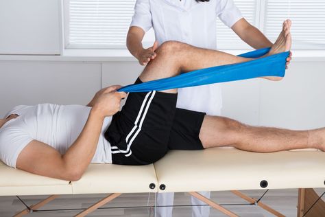 After arthroscopic surgery to repair a torn ACL, progressive rehabilitation exercises are needed to get the knee joint back to health. Rehabilitation Exercises, Knee Replacement Surgery, Iv Therapy, Knee Surgery, Sciatica Pain, Knee Replacement, Sports Injury, After Surgery, Sports Medicine