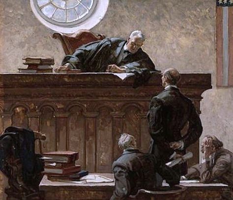 Cornwell, Dean (b,1892)- Courtroom- Before Judge Lawyer Art Wallpaper, Dean Cornwell, Courtroom Sketch, Master Study, Howard Pyle, Rockwell Kent, Law School Inspiration, Lady Justice, Law And Justice