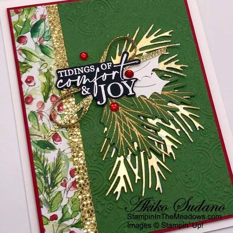 Su Christmas Classics Cards, Magic Meadow Stampin Up Cards, Stampin Up Christmas Classics 2023, Painted Christmas Dsp Stampin Up Cards, Stampin Up Joy Of Christmas Dsp, Stampin Up Christmas Classics Cards, Stampin Up Joy Of Christmas, Christmas Season Stampin Up Cards, Stampin Up Joy Of Noel