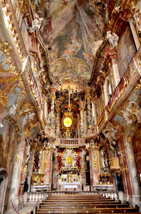 Germany Culture Aesthetic, Germany Museums, German Buildings, German Aesthetic, Baroque Church, German Artists, German Culture, German Architecture, Southern Germany