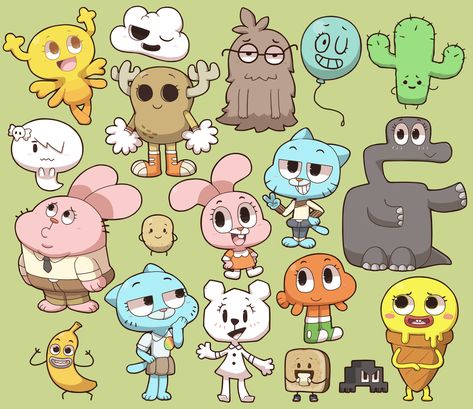 Object Drawing, Cartoon World, Everything And Nothing, World Of Gumball, The Amazing World Of Gumball, Silly Pictures, Show And Tell, Cute Doodles, Cartoon Network