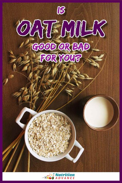 A guide to oat milk and its nutritional properties. Is oat milk good or bad for you? What benefits and downsides does it have? And how does it compare to other types of milk? Types Of Milk, Cooking Easy, Nutrition Articles, Milk Alternatives, Lactose Intolerant, Plant Based Milk, Reduce Food Waste, Milk Cans, Skim Milk