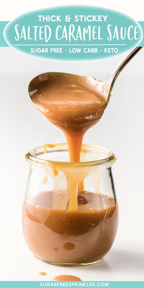 Sticky, gooey, and stable.  This keto caramel sauce doesn't solidify when cold and has a perfectly smooth texture even out of the fridge.   This is a great topping for low carb ice creams, keto-friendly desserts, and makes for a sweet low carb treat. Keto Caramel Sauce, Keto Rules, Low Carb Cookie Dough, Keto Dips, Low Carb Treat, Keto Caramel, Keto Cakes, Keto Sauces, Keto Bagels