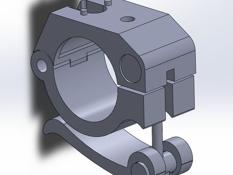 A remix at the request of @kingkuul to have a hard quick release insead of the "rubber ring" Based on a standard 1" tube, suggest adding a layer of foam if your handlebar is smaller than this. Diy Tools Homemade, Useful 3d Prints, Cnc Manufacturing, Drukarka 3d, Cnc Software, Plastic Moulding, Science Crafts, 3d Printing Diy, 3d Printer Projects