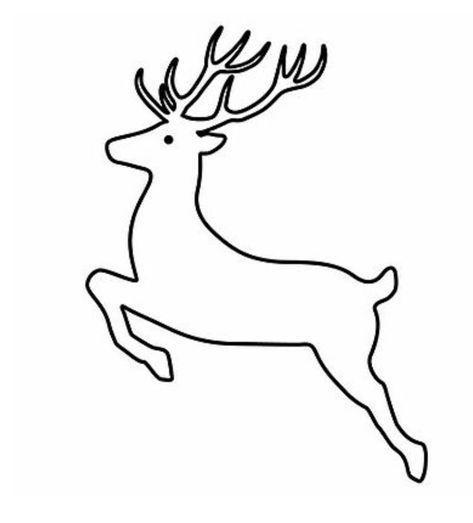 Raindeer Drawing Silhouette, Reindeer Stencil, Reindeer Outline, Reindeer Drawing, Bow Drawing, Animal Outline, Flying Reindeer, Reindeer And Sleigh, Santa Pictures