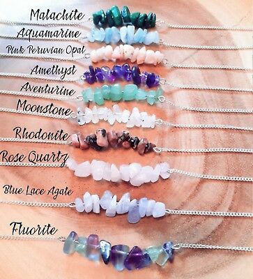 Crystal Chip Bracelet Diy, Semi Precious Stone Bracelet Diy, Stone Chip Jewelry, Crystal Chips Ideas, Crystal Chip Jewelry, Diy Crystal Jewelry, Gemstone Chips Jewelry, Crystal Necklace Diy, Crystal Bracelets Diy