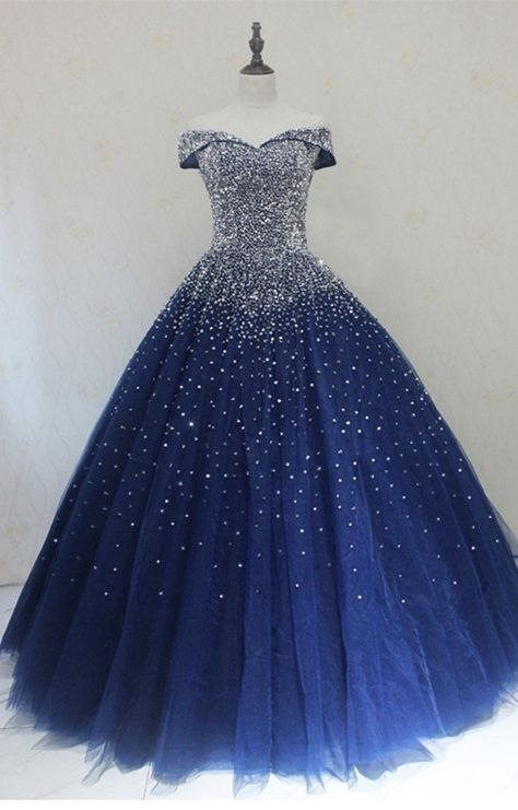 Ball Outfit, Sparkle Prom Dress, Silver Cocktail Dress, Beaded Party Dress, Princess Prom Dresses, Blue Ball Gowns, Ball Gowns Princess, Royal Blue Prom Dresses, Elegant Prom Dresses