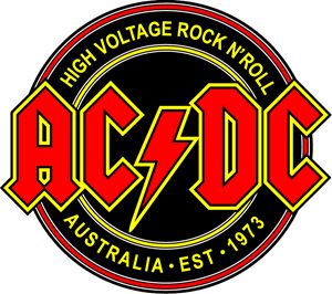 Ac/dc Art, Ac Dc Logo, Acdc Logo, Dc Logo, Trademark Logo, Music Logo, Band Logos, Premium Logo, Png Vector