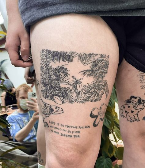 Academic Tattoo, Stardew Valley Tattoo, Valley Tattoo, Sick Tattoos, Awareness Tattoo, Men's Small Tattoo, Sick Tattoo, Tattoos Inspo, Tattoo Style Drawings