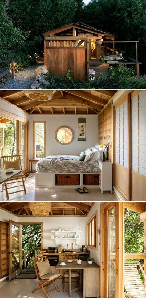 https://www.livelikeitstheweekend.com/wp-content/uploads/2019/01/Stinson-Beach-Airbnb.webp Color Schemes Neutral, Home Color Schemes, Hut House, Airbnb House, Airbnb Design, House Color Schemes, Tropical House, Beach Bungalows, Built In Cabinets