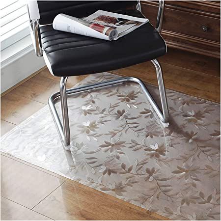 Amazon.com: CHHD Chair Mat for Hardwood Floor,PVC Chrysanthemum Desk Cover Plastic Table Pad Waterproof Non Slip Sound Absorbent Soft Glass for Kitchen Tiles Rolling Wheelchair,Customizable,40x60cm : Office Products Clear Desk, Desk Cover, Apartment Stuff, Plastic Table, Chair Mat, Rubber Floor Mats, Plastic Tables, Rubber Mat, Table Pads