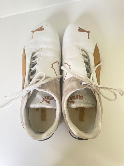 Vintage Puma Sneakers, White Puma Sneakers, Vintage Puma, Style Reference, White Puma, Vintage Sneakers, Shoe Inspo, Fresh Kicks, Puma Sneakers