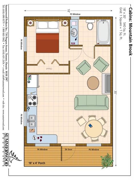 Livable Sheds Floor Plans, Studio Tiny House, Small Cottage Interiors, Guest House Plans, Small Floor Plans, Small Cottage Homes, Small House Layout, Shed To Tiny House, Tiny House Layout