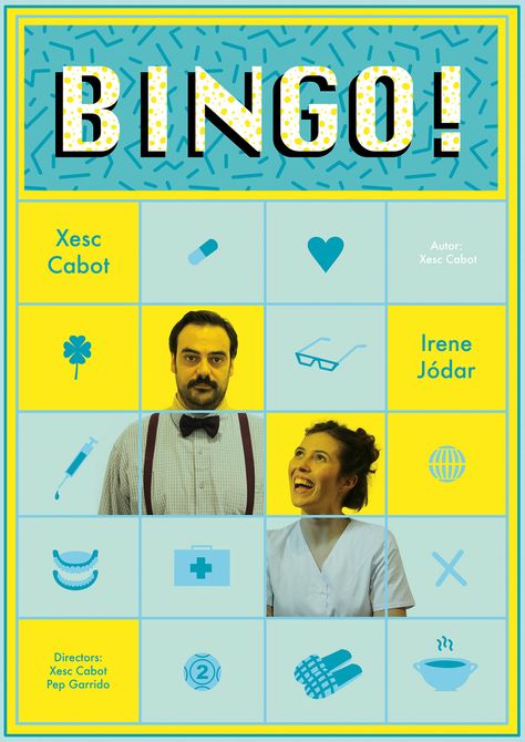 'Bingo' poster for a play on Behance Bingo Design Layout, Bingo Graphic Design, Bingo Poster, Community Branding, Bingo Design, Bingo Machine, Instagram Design Layout, Bingo Template, Bingo Card