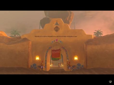 Gerudo town Gerudo Town, Loz Botw, Town Aesthetic, Town Outfits, Tears Of The Kingdom, Small World Play, Character Aesthetic, Small World, Best Games