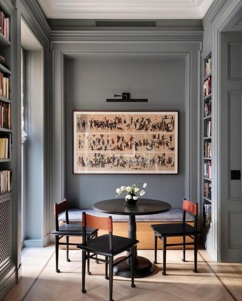 Lulu and Georgia on Instagram: "Library meets dining nook 🏆 @elizabeth_roberts_architects" Dining Nook, Book Shelf, Dining Room Design, Interior Inspo, Room Table, Design Inspo, Dining Room Table, Interior Inspiration, Nook