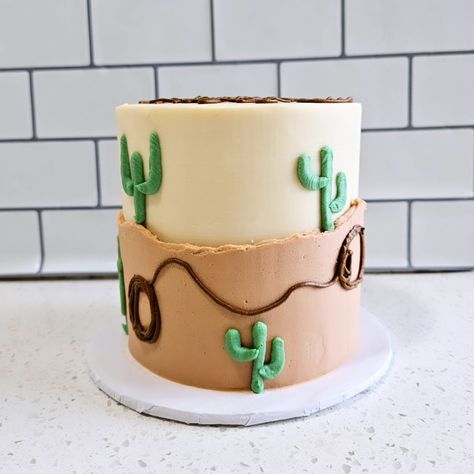 Hayes celebrated his first birthday in June with a Western theme 🌵🐎 . . . #smashcake #westerncake #desertcake #howthewestwasone #2024cake #cake #cakedecorating #cakesofinstagram #cakedesign #cakestagram #cakeart #buttercream #buttercreamcake #cakedecorator #cakecakecake #yycliving #yyclocal #yycfood #yyceats #yyc #calgary #cochrane #alberta #cochranealberta #cochraneab #cochranelocal #cochranesmallbusiness #calgarycakes #cochranecakes Western Cake Ideas, Cowboy Birthday Cake, Cake Preppy, Cochrane Alberta, Cowboy Cake, Cowboy Cakes, Cowboy Birthday, Western Theme, Buttercream Cake