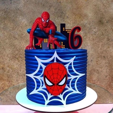 Spiderman Cake Ideas, Diy Cake Topper Printable, Spiderman Cakes, Cake Spiderman, Spiderman Birthday Party Decorations, Cake Designs For Kids, Spiderman Birthday Cake, Toy Story Party Decorations, Hulk Birthday