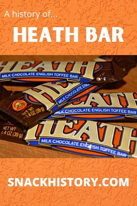 Heath Bar Bar Gift Ideas, Heath Candy Bar, Heath Candy, Heath Bar, Heath Bars, Toffee Bars, English Toffee, Bar Gift, Chewy Candy