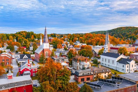 Fall Pictures - Montpelier Vermont Montpelier Vermont, Vermont Vacation, Vermont Fall, Legislative Branch, Burlington Vermont, State Capital, Leaf Peeping, Green Mountains, Places To Live