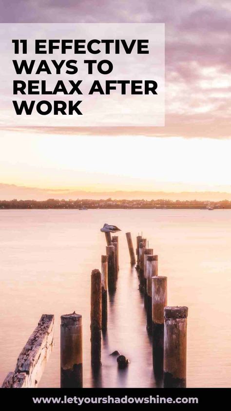 Life can be super stressful sometimes. Use these simple, but powerful ways to relax after work. This is an amazing selection of ways to relax and calm your mind, ways to relax at home, ways to relax before bed, etc. Allow yourself a break and take a breath with these self-care ideas and self-care activities. www.letyourshadowshine.com How To Relax Your Mind, How To Relax Yourself, Relaxation Tips, Teacher Business, Yoga Techniques, Building Self Esteem, Wellness Inspiration, Work Activities, Career Guidance