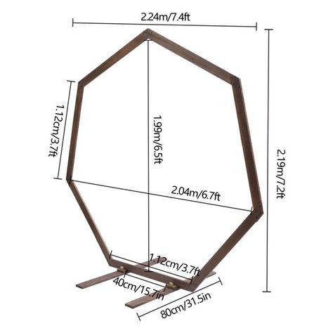 White Wisteria Wedding, Wisteria Wedding Arch, Heptagon Wedding Arch, Wooden Arch Wedding, Birch Wedding Arch, Hexagon Backdrop, Circle Wedding Arch, Arbor Arch, Wood Wedding Arches